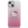 Hello Kitty HKHCP15SHDGKEP IML Gradient Electrop Kitty Head hardcase voor Apple iPhone 15 6,1", roze