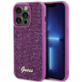 Guess GUHCP15XPMSDGSF Disco Metal Script hardcase voor Apple iPhone 15 Pro Max, paars