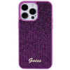 Guess GUHCP15XPMSDGSF Disco Metal Script hardcase voor Apple iPhone 15 Pro Max, paars