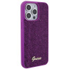 Guess GUHCP15XPMSDGSF Disco Metal Script hardcase voor Apple iPhone 15 Pro Max, paars