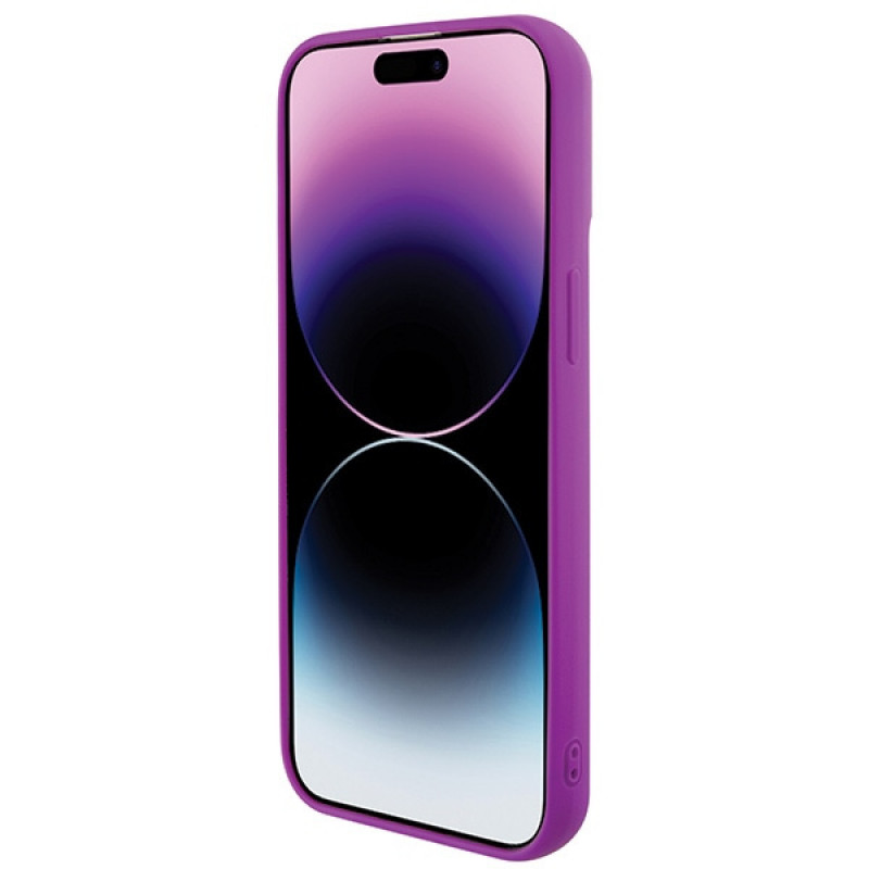 Guess GUHCP15XPMSDGSF Disco Metal Script hardcase voor Apple iPhone 15 Pro Max, paars
