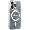 Guess GUHMP15XH4STB Apple iPhone 15 Pro Max hardcase IML 4G MagSafe, blauw (outlet)