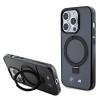 BMW BMHMP15LURSK Apple iPhone 15 Pro hardcase Ring Stand M Collection MagSafe, zwart