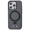 BMW BMHMP15LURSK Apple iPhone 15 Pro hardcase Ring Stand M Collection MagSafe, zwart