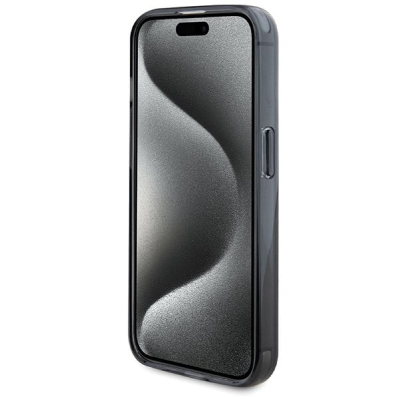 BMW BMHMP15LURSK Apple iPhone 15 Pro hardcase Ring Stand M Collection MagSafe, zwart