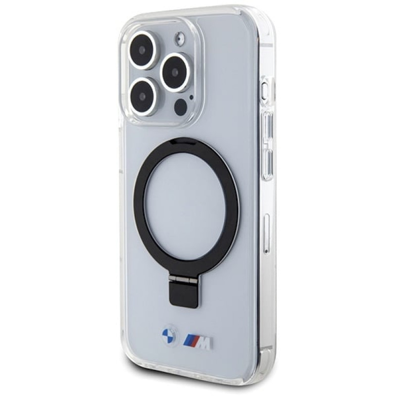 BMW BMHMP15LURST Apple iPhone 15 Pro hardcase Ring Stand M Collection MagSafe, transparant