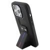 BMW BMHCP15LGSPPRK Apple iPhone 15 Pro hardcase Grip Stand Smooth & Perforated, zwart