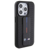 BMW BMHCP15LGSPPRK Apple iPhone 15 Pro hardcase Grip Stand Smooth & Perforated, zwart