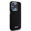 DKNY Apple iPhone 15 Pro hardcase Liquid Silicone Small Metal Logo MagSafe, zwart
