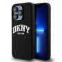 DKNY Apple iPhone 14 Pro hardcase Liquid Silicone wit bedrukt logo MagSafe, zwart