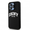 DKNY Apple iPhone 14 Pro hardcase Liquid Silicone wit bedrukt logo MagSafe, zwart