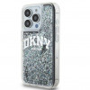 DKNY Apple iPhone 15 Pro Max hardcase Liquid Glitter Big Logo, zwart