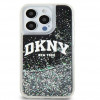 DKNY Apple iPhone 15 Pro Max hardcase Liquid Glitter Big Logo, zwart