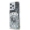 DKNY Apple iPhone 15 Pro Max hardcase Liquid Glitter Big Logo, zwart