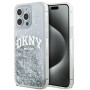 DKNY Apple iPhone 15 Pro Max hardcase hoesje Liquid Glitter Big Logo