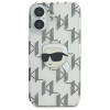 Karl Lagerfeld Apple iPhone 16 hardcase IML Karl Head Electroplated, transparant