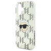 Karl Lagerfeld Apple iPhone 16 hardcase IML Karl Head Electroplated, transparant