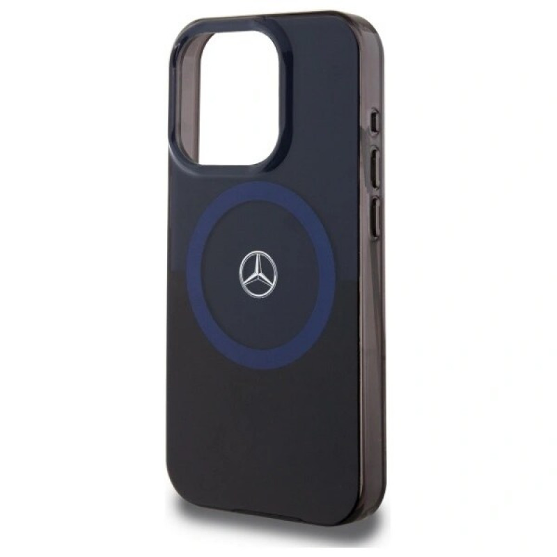 Mercedes MEHMP16X23HBIKV Apple iPhone 16 Pro Max hardcase MB Double Layer BiColor MagSafe, zwart blauw