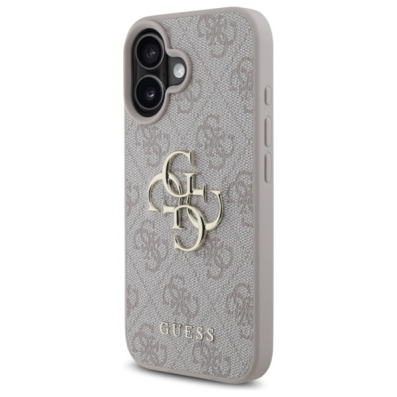 Guess GUHCP16S4GMGPI Apple iPhone 16 hardcase 4G Big Logo, roze