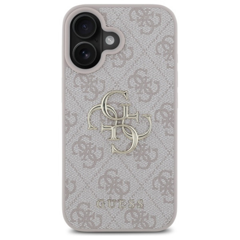 Guess GUHCP16S4GMGPI Apple iPhone 16 hardcase 4G Big Logo, roze