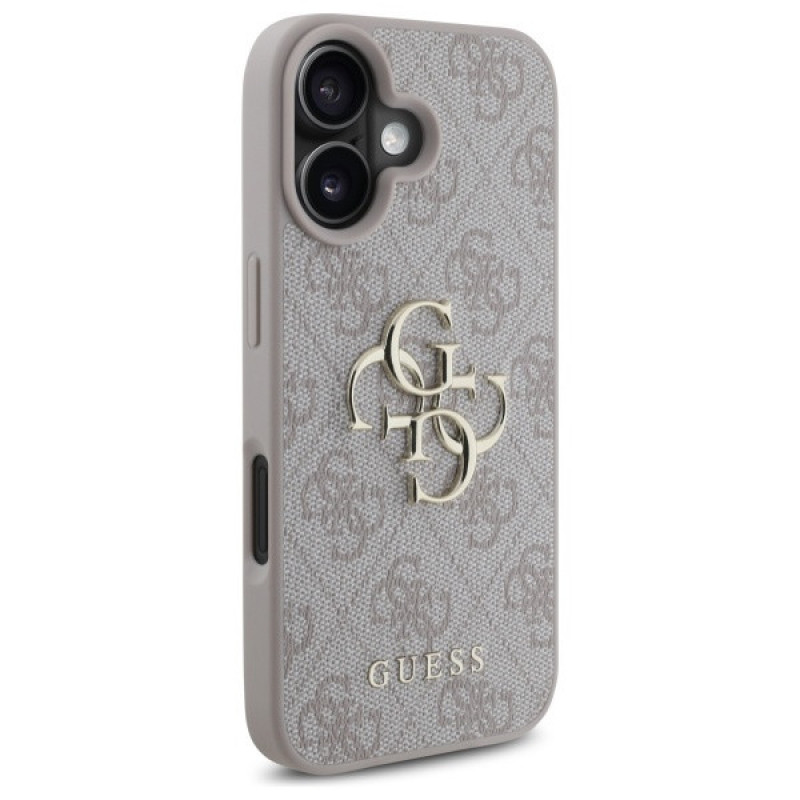 Guess GUHCP16S4GMGPI Apple iPhone 16 hardcase 4G Big Logo, roze