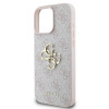 Guess GUHCP16X4GMGPI 4G Big Metal Logo hardcase voor Apple iPhone 16 Pro Max 6,9", roze