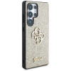 Guess Fixed Glitter Big 4G Metal Logo hardcase voor Samsung Galaxy S25 Ultra, goud