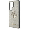 Guess Fixed Glitter Big 4G Metal Logo hardcase voor Samsung Galaxy S25 Ultra, goud