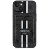 Guess 4G Stripes MagSafe Wallet Case voor Apple iPhone 15, zwart