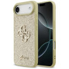 Guess Fixed Glitter Big 4G hard case voor Apple iPhone Air, goud