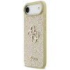 Guess Fixed Glitter Big 4G hard case voor Apple iPhone Air, goud