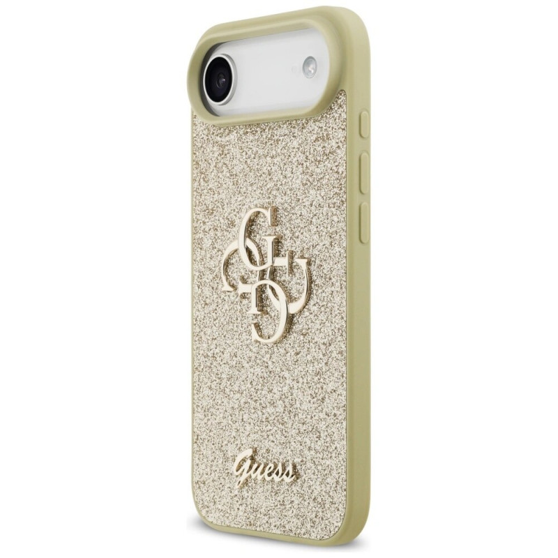 Guess Fixed Glitter Big 4G hard case voor Apple iPhone Air, goud
