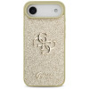 Guess Fixed Glitter Big 4G hard case voor Apple iPhone Air, goud