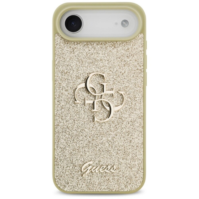 Guess Fixed Glitter Big 4G hard case voor Apple iPhone Air, goud