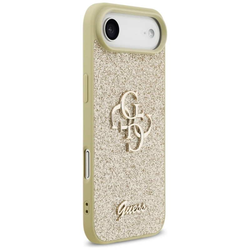 Guess Fixed Glitter Big 4G hard case voor Apple iPhone Air, goud