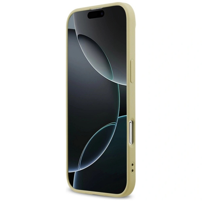 Guess Fixed Glitter Big 4G hard case voor Apple iPhone Air, goud