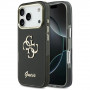 Guess GUE5344 IML 4G Script Metal hardcase voor Apple iPhone 17 Pro Max, zwart