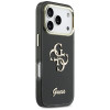 Guess GUE5344 IML 4G Script Metal hardcase voor Apple iPhone 17 Pro Max, zwart