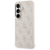 Guess GUE005375 4G Embossed Ring MagSafe hard case voor Samsung Galaxy S26+, roze