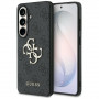 Guess GUE005301 4G Big Metal Logo hardcase voor Samsung Galaxy S26+, zwart