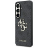 Guess GUE005301 4G Big Metal Logo hardcase voor Samsung Galaxy S26+, zwart