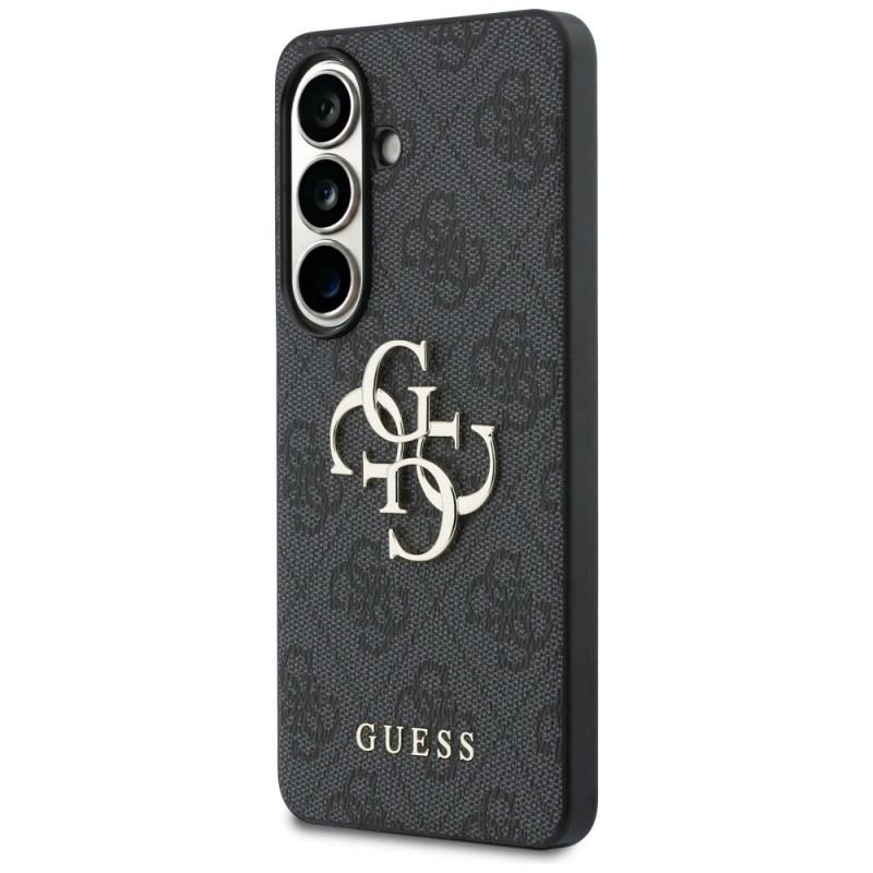 Guess GUE005301 4G Big Metal Logo hardcase voor Samsung Galaxy S26+, zwart