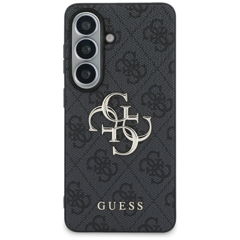 Guess GUE005301 4G Big Metal Logo hardcase voor Samsung Galaxy S26+, zwart