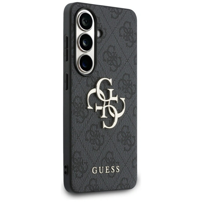 Guess GUE005301 4G Big Metal Logo hardcase voor Samsung Galaxy S26+, zwart