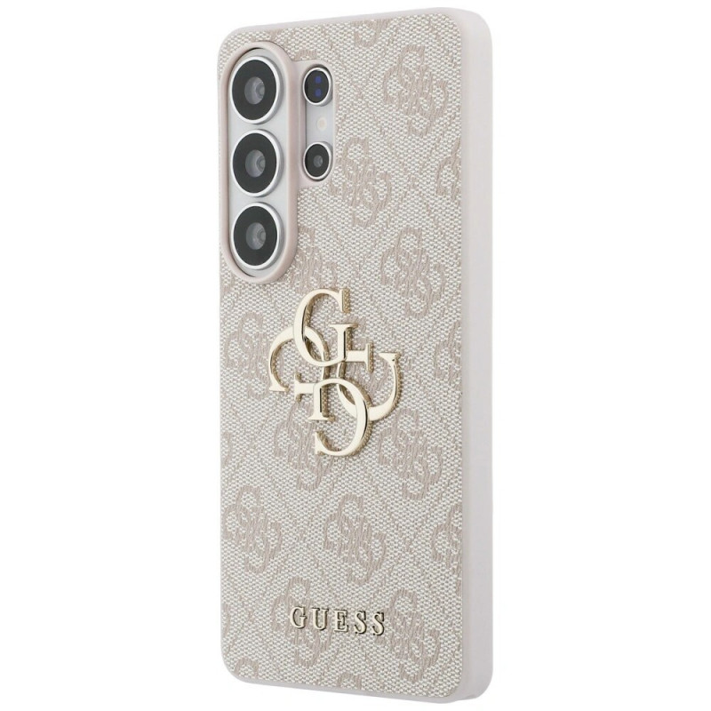 Guess GUE005337 4G Big Metal Logo hardcase voor Samsung Galaxy S26 Ultra, roze