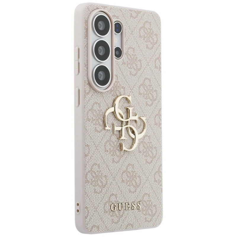 Guess GUE005337 4G Big Metal Logo hardcase voor Samsung Galaxy S26 Ultra, roze