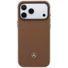 Mercedes-Benz Grill Pattern Leather MagSafe-hoesje en kaartportemonnee-set voor Apple iPhone 18 Pro Max / 17 Pro Max, camel