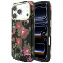Guess Blossom Roses Print MagSafe-hoesje voor Apple iPhone 18 Pro / 17 Pro, zwart