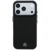 Mercedes-Benz hoesje Grill Pattern en kaartportemonnee van leer MagSafe voor Apple iPhone 18 Pro Max / 17 Pro Max, zwart