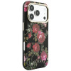 Guess Blossom Roses Print MagSafe-hoesje voor Apple iPhone 18 Pro Max / 17 Pro Max, zwart